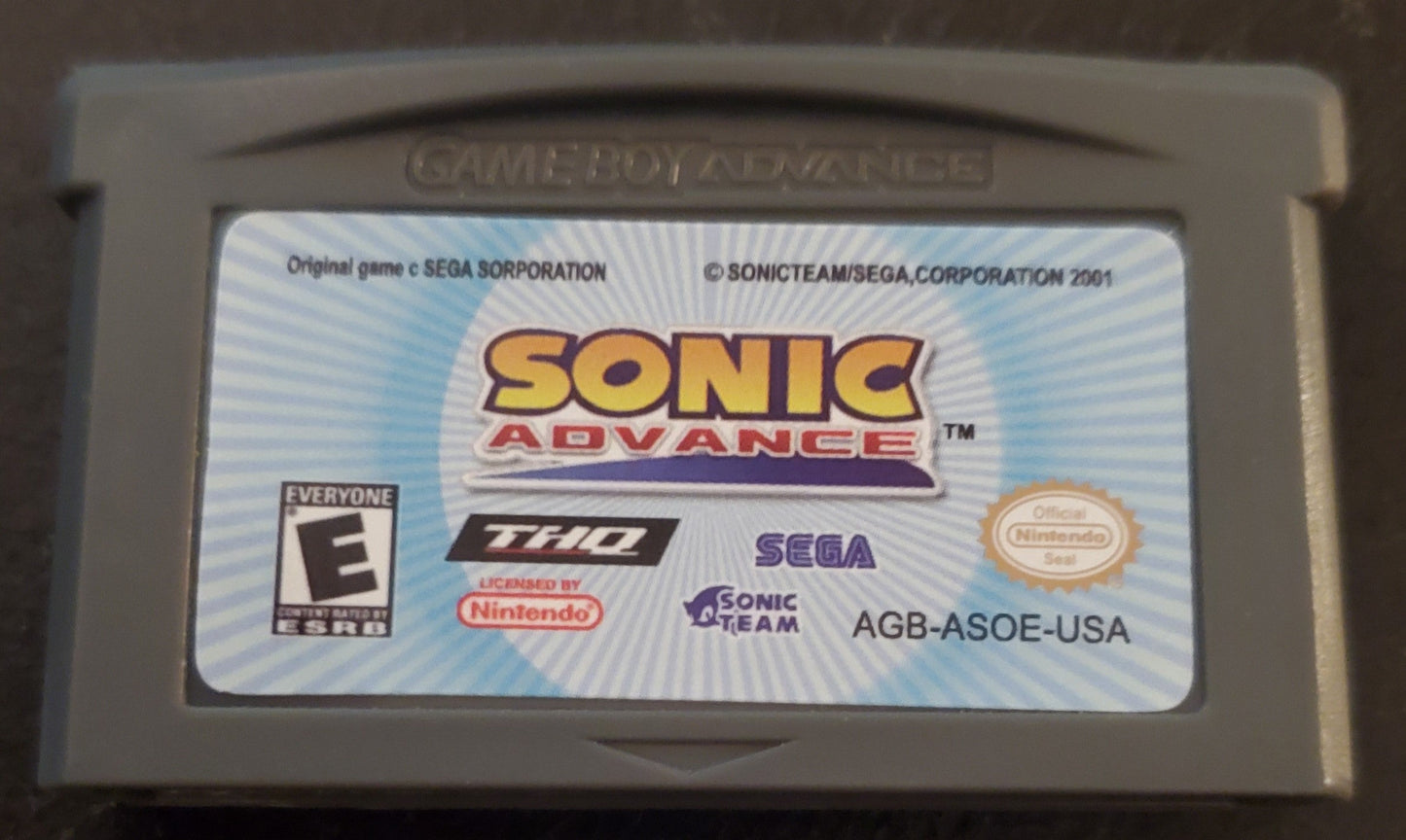 Sonic Advance 1 GBA Video Game Boy Advance