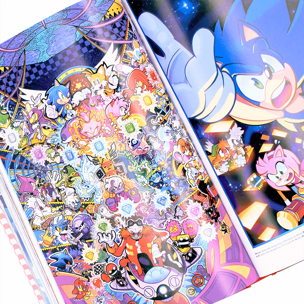 Sonic the Hedgehog: The IDW Comic Covers, Vol. 1