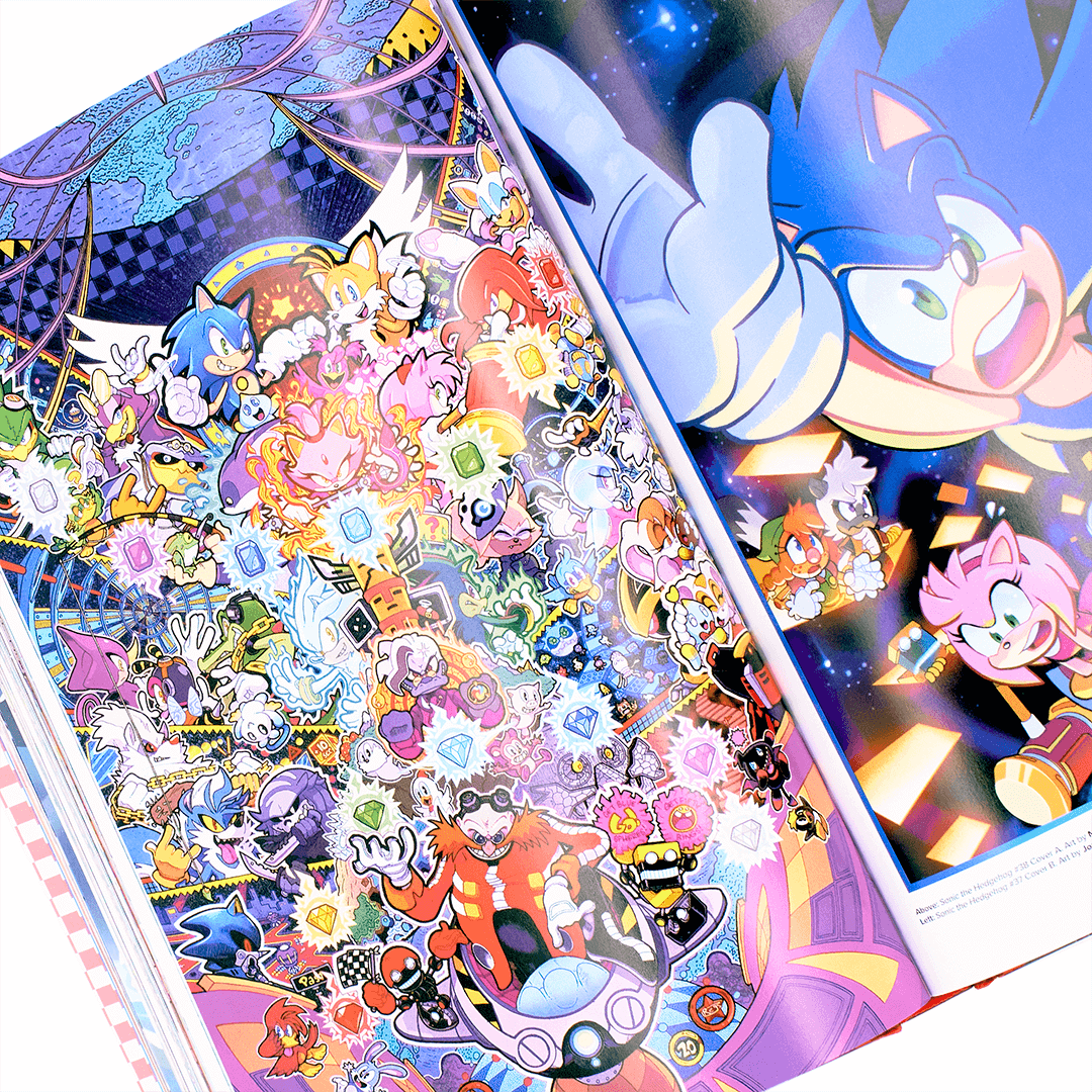 Sonic the Hedgehog: The IDW Comic Covers, Vol. 1