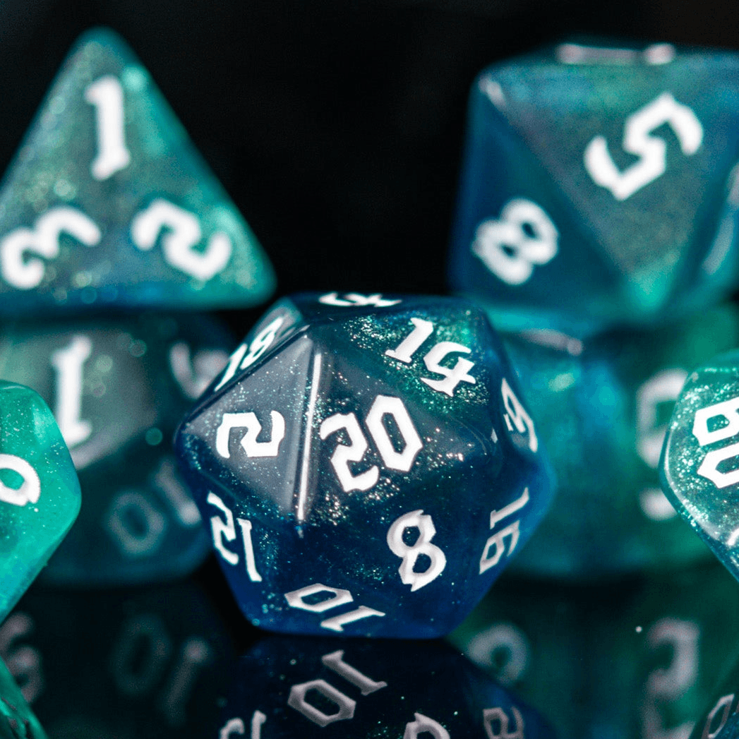 Sorcerer Class Acrylic Dice Set - 