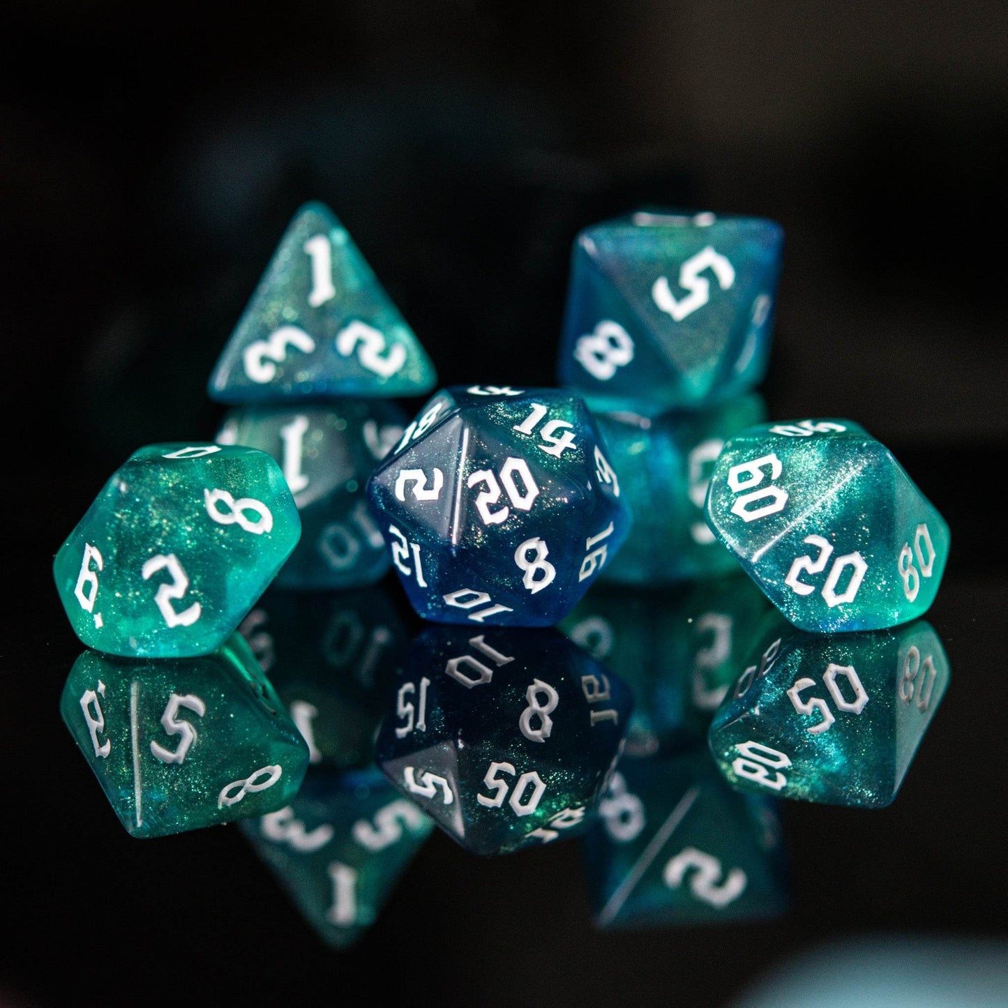 Sorcerer Class Acrylic Dice Set - 