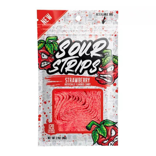 Sour Strips Strawberry (104g) - 