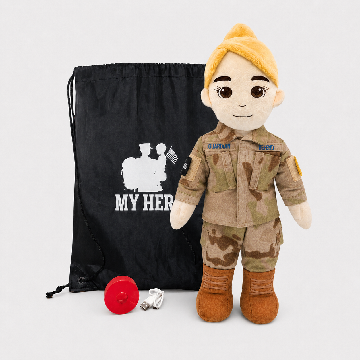 My Hero™ Space Force Daddy Doll | Recordable Plush