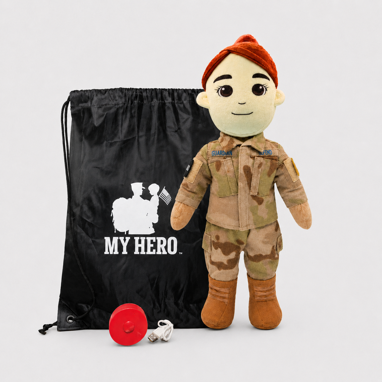 My Hero™ Space Force Daddy Doll | Recordable Plush