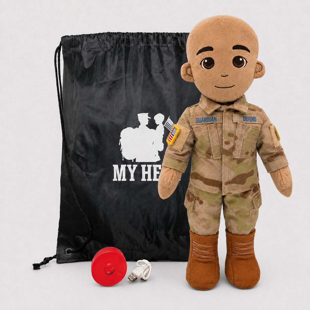 My Hero™ Space Force Daddy Doll | Recordable Plush