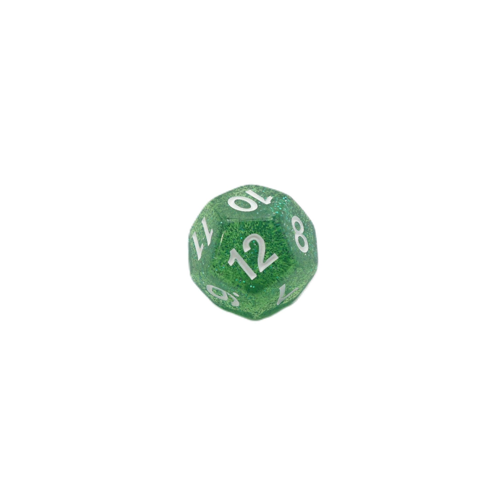 Spearmint Drop - 7 Piece DnD Dice Set | Acrylic RPG Gaming Dice - 