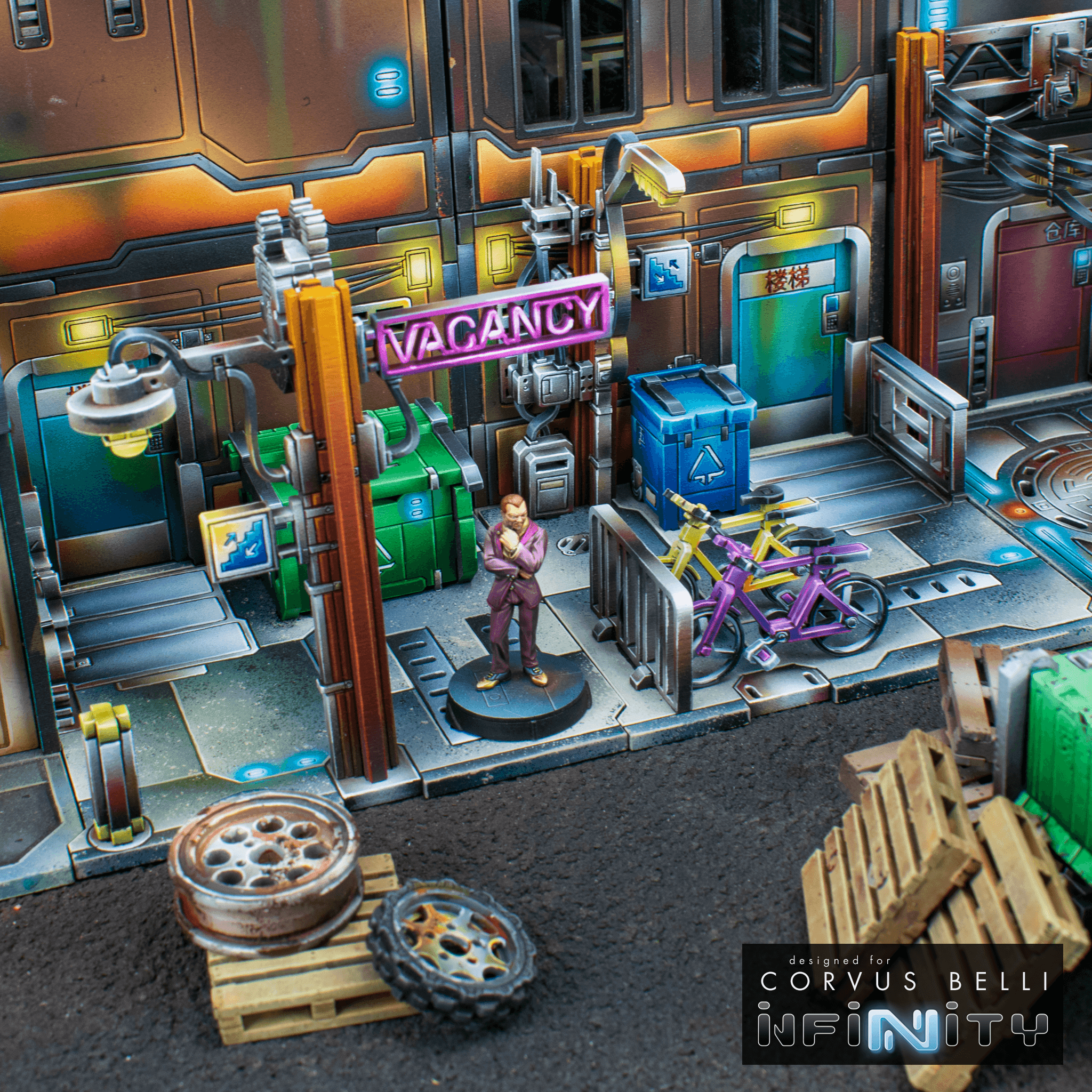 Xiguan Right Back Alley - Color Printed