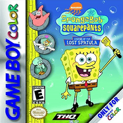SpongeBob SquarePants Legend of the Lost Spatula (Gameboy Color) - Game Manual Only