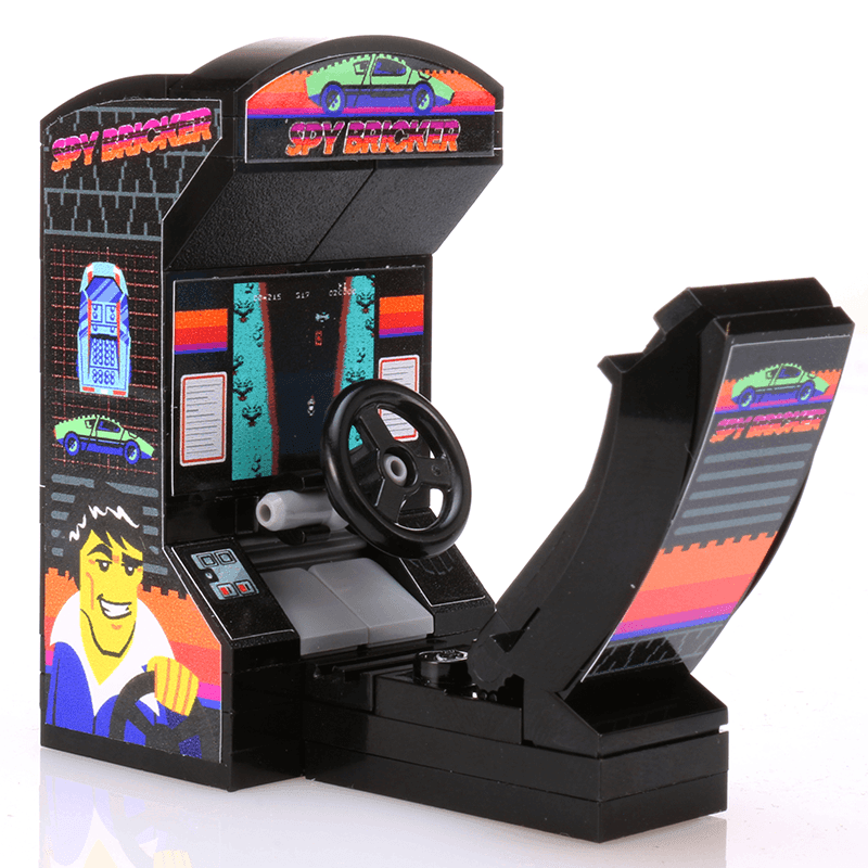 Spy Bricker - Custom Arcade Racing Game made using LEGO parts - 