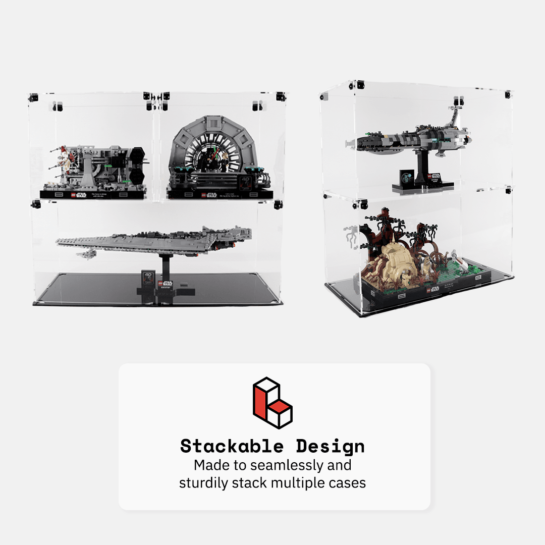 Mini Stacker 20x8x8 - Clear