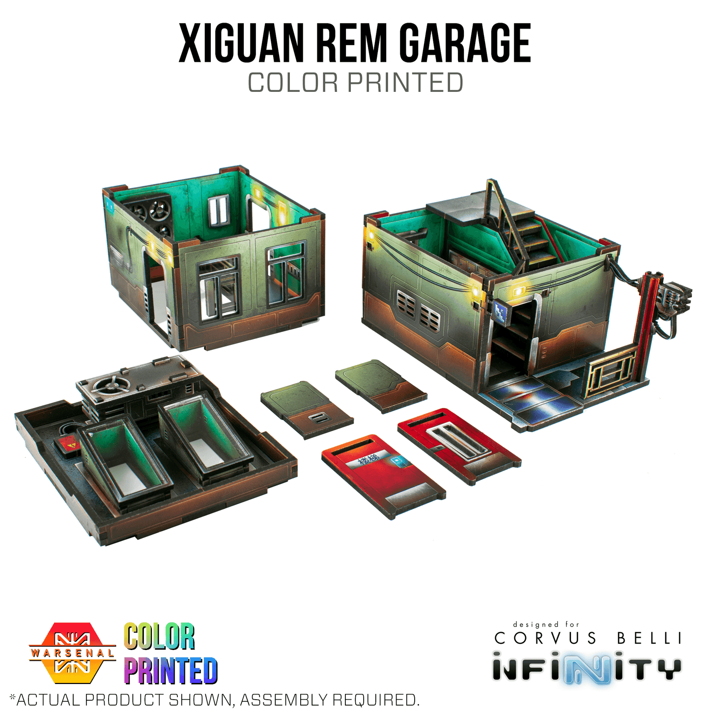 Xiguan Stacks - Stairwell Building [Color Printed] - 