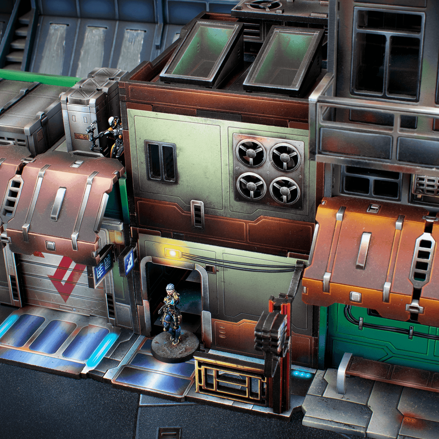 Xiguan Stacks - Stairwell Building [Color Printed] - 