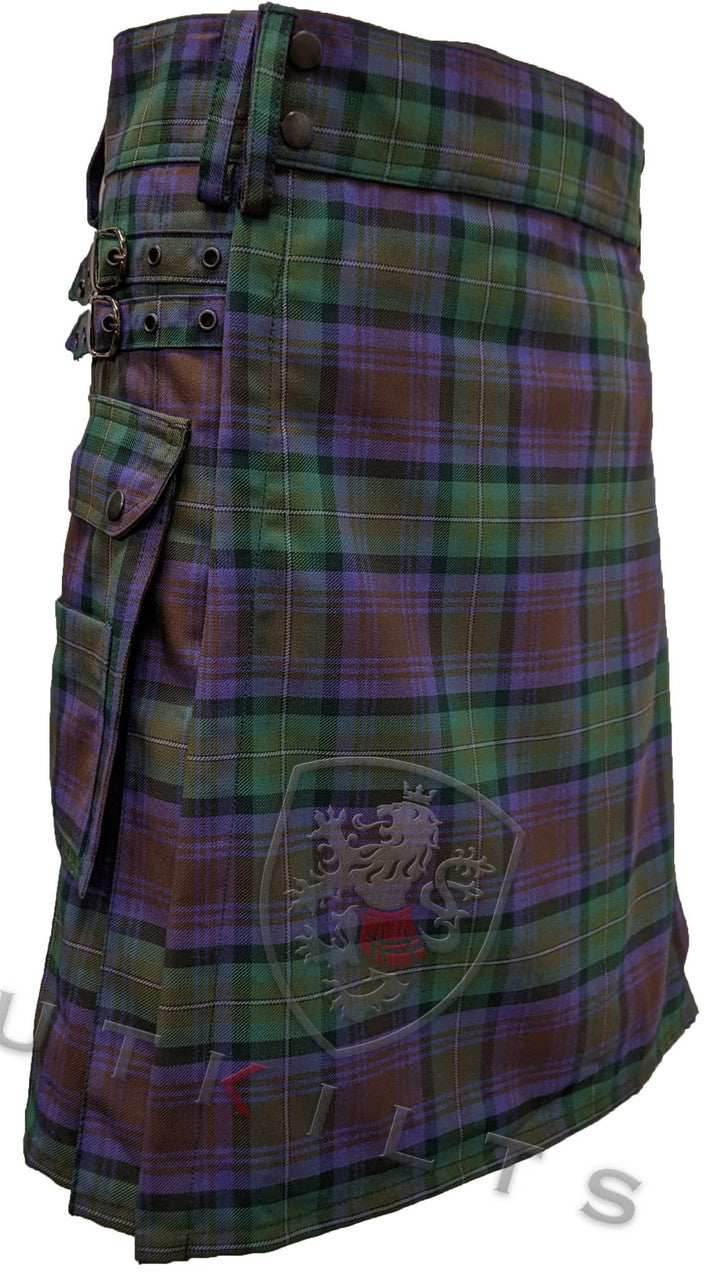 Standard Isle of Skye Tartan Utility Kilt - 30 / 22