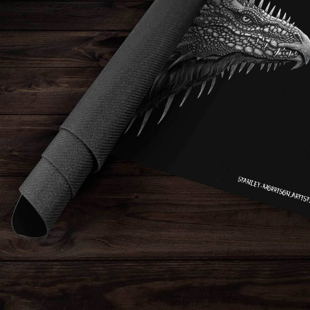 Dragon Lizard Playmat - Standard Playmat / Plain
