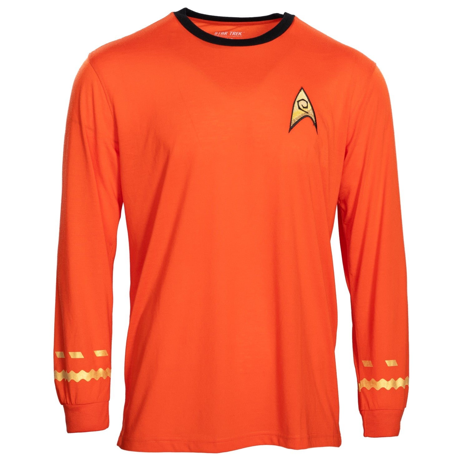 Star Trek Long Sleeve Halloween Costume T-shirt - Commander, Medical Sciences and Engineering