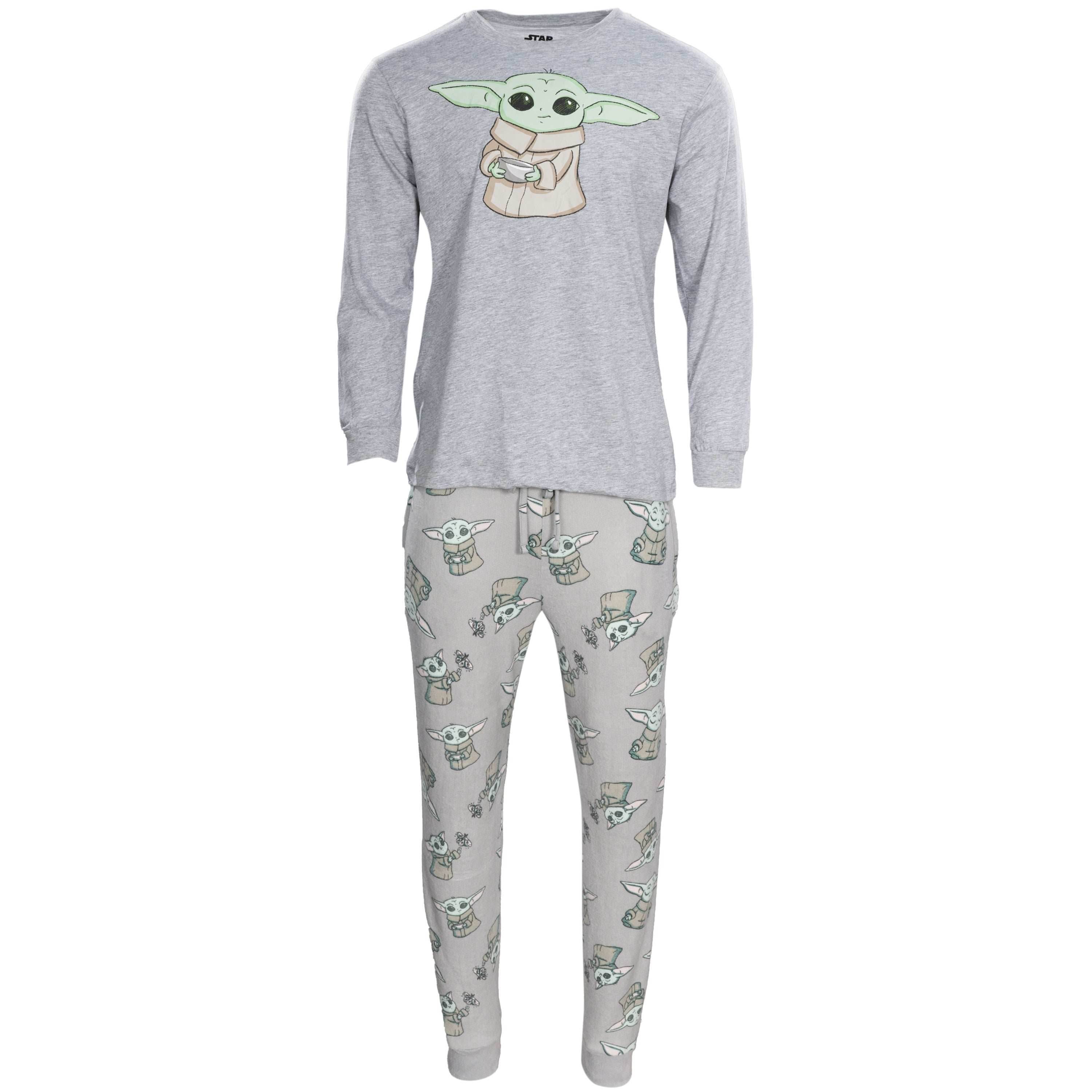 Star Wars Baby Yoda Adult Pajama Set - S