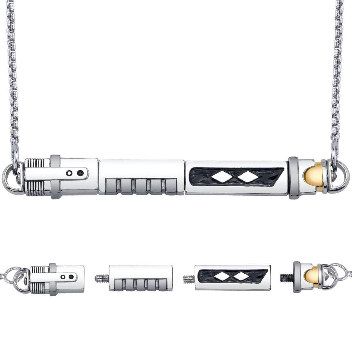 Star Wars X RockLove LIGHTSABER WORKSHOP Ahsoka Tano Lightsaber Necklace - 