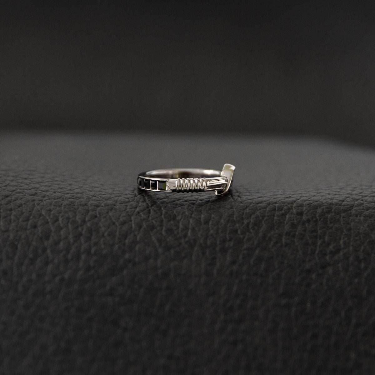 Star Wars X RockLove Darksaber Crystal Lightsaber Ring - Size 5