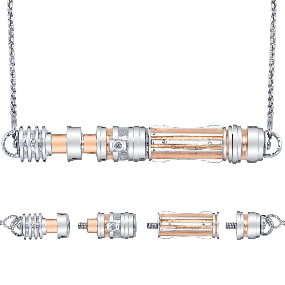 Star Wars X RockLove LIGHTSABER WORKSHOP Leia Organa Lightsaber Necklace - 