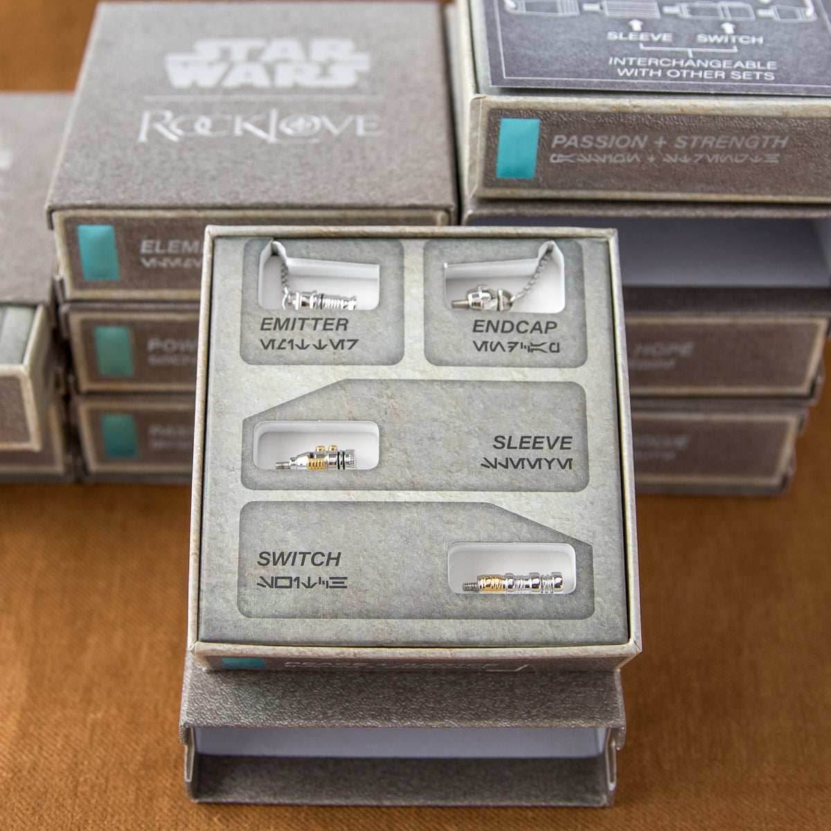 Star Wars X RockLove LIGHTSABER WORKSHOP Peace and Justice Lightsaber Necklace - 