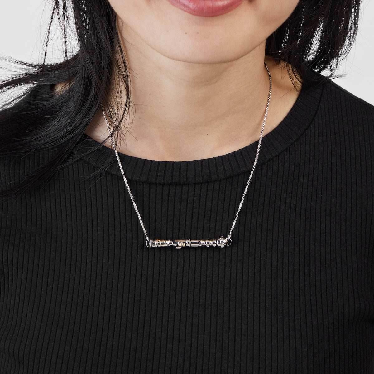 Star Wars X RockLove LIGHTSABER WORKSHOP Peace and Justice Lightsaber Necklace - 