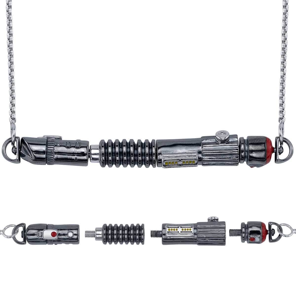 Star Wars X RockLove LIGHTSABER WORKSHOP Power and Control Lightsaber Necklace - 