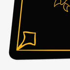 Golden Dragon Playmat - Standard Playmat / Black / Plain
