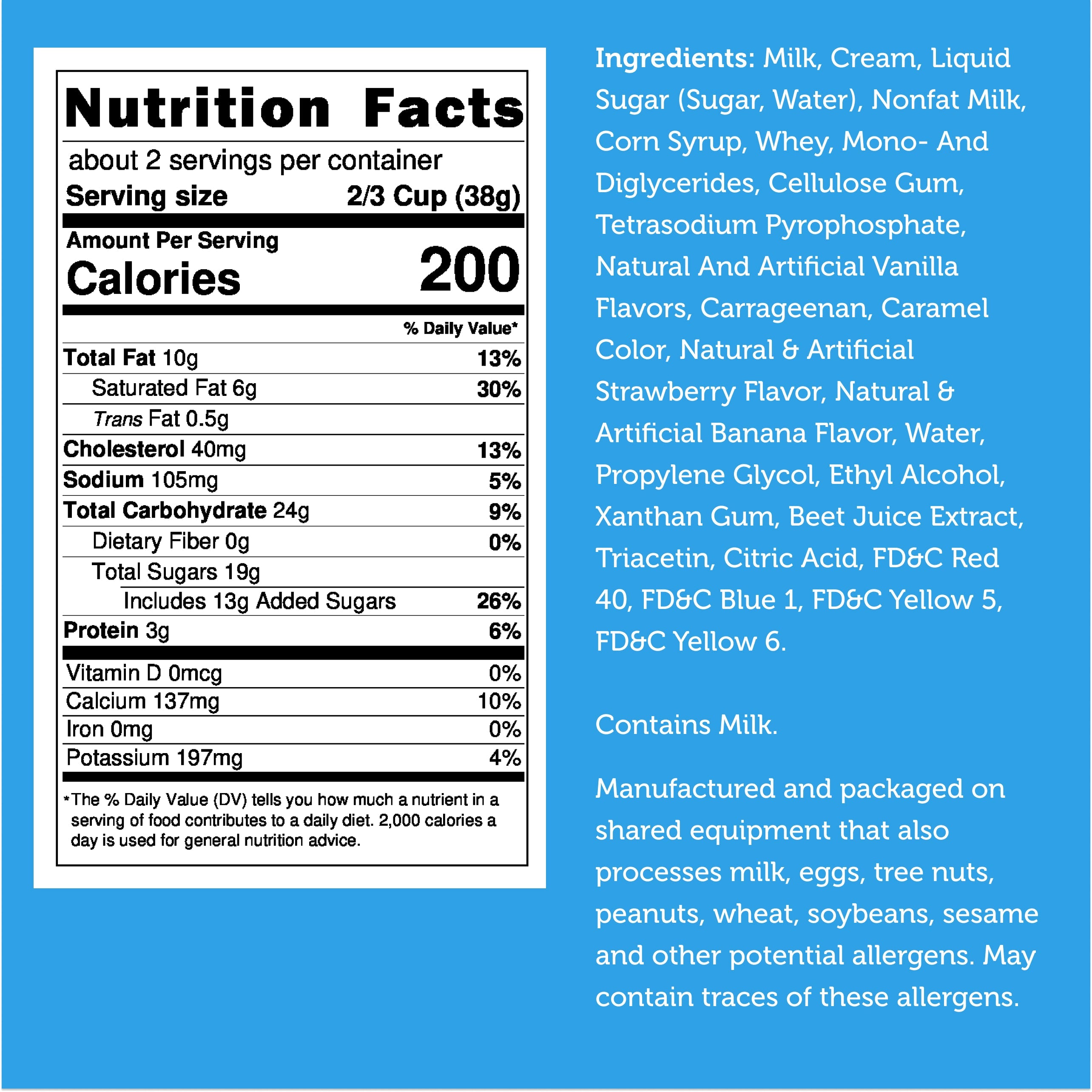 Freeze Dried Ice Cream That Does Not Melt (Bits) Strawberry Banana Mix