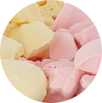Freeze Dried Ice Cream That Does Not Melt (Bits) Strawberry Banana Mix
