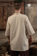 Summer Lace-Up Shirt Aton Natural