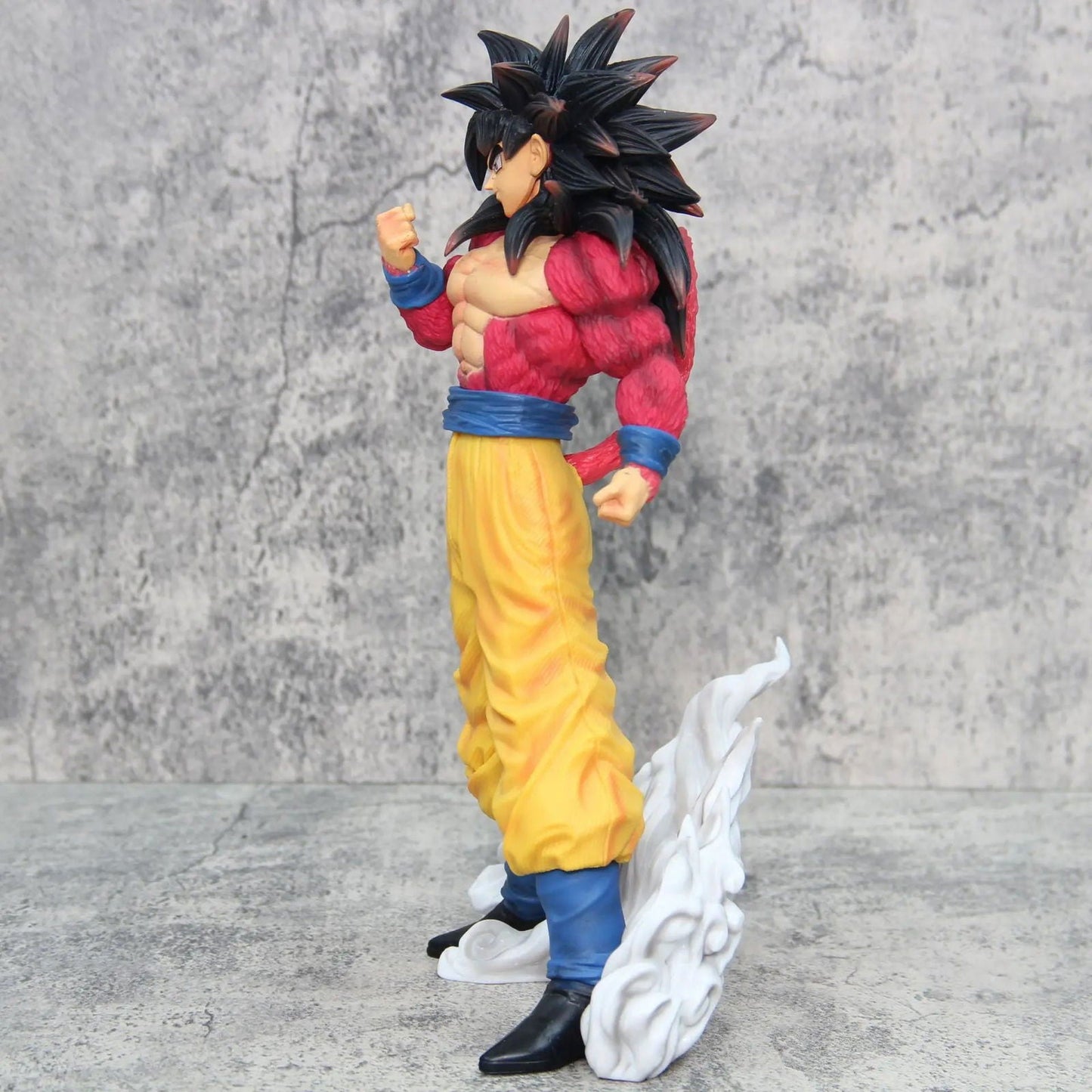 Super Saiyan 4 Son Goku Anime Figure, SSJ4 Dragon Ball GT Figurines PVC Statue 30 CM