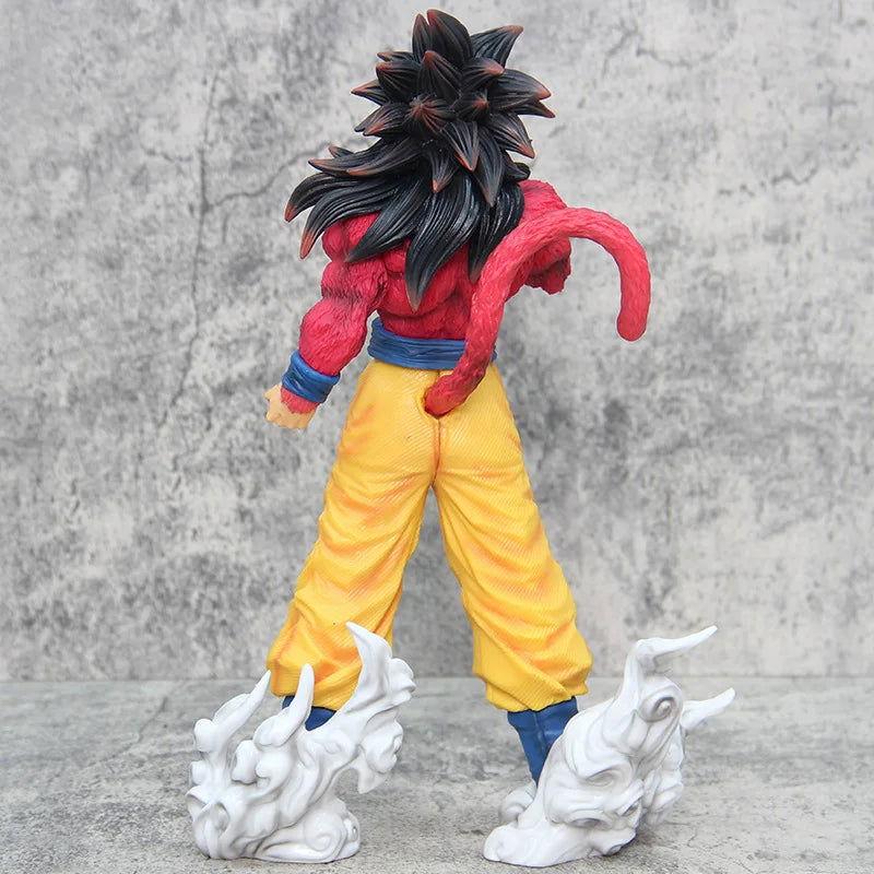 Super Saiyan 4 Son Goku Anime Figure, SSJ4 Dragon Ball GT Figurines PVC Statue 30 CM