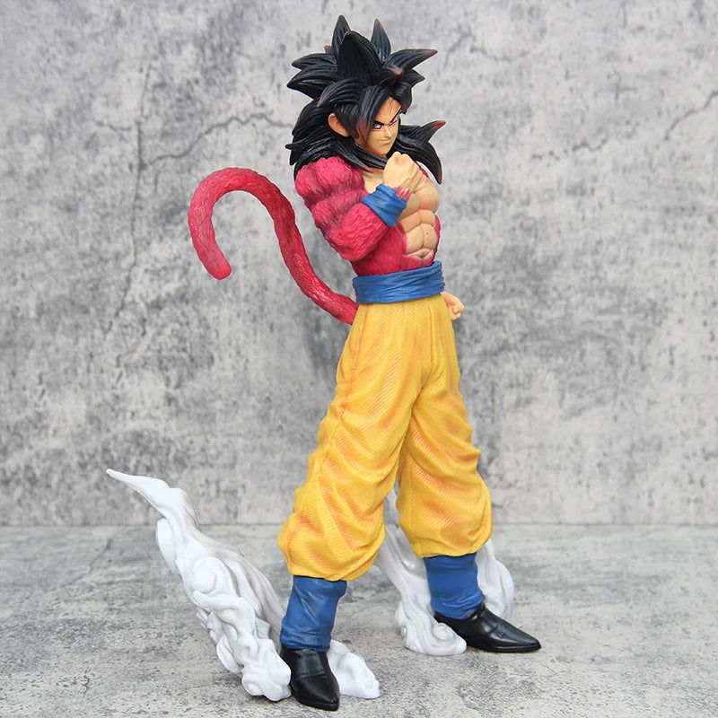 Super Saiyan 4 Son Goku Anime Figure, SSJ4 Dragon Ball GT Figurines PVC Statue 30 CM