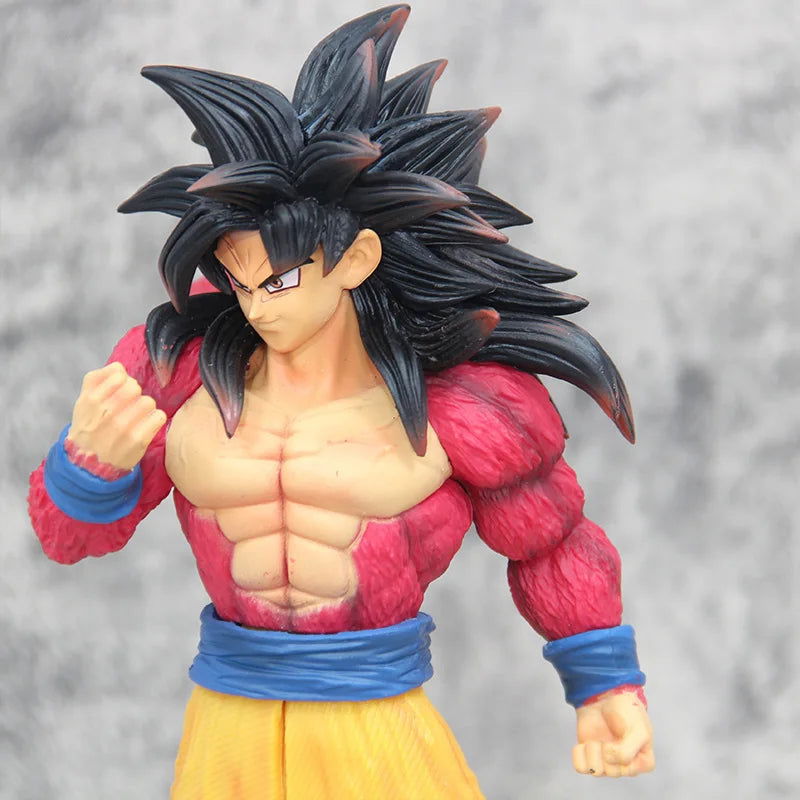 Super Saiyan 4 Son Goku Anime Figure, SSJ4 Dragon Ball GT Figurines PVC Statue 30 CM