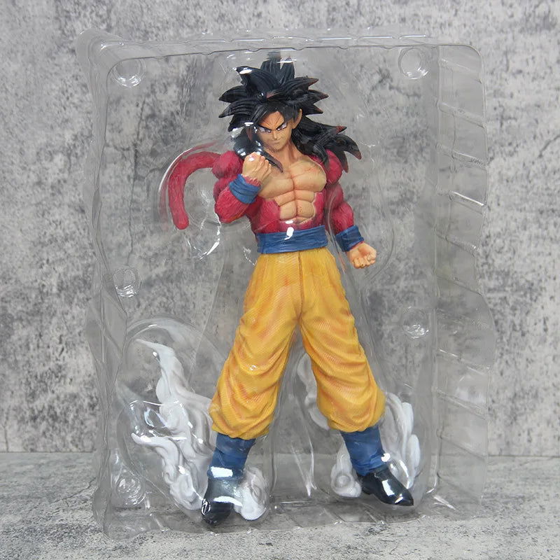 Super Saiyan 4 Son Goku Anime Figure, SSJ4 Dragon Ball GT Figurines PVC Statue 30 CM