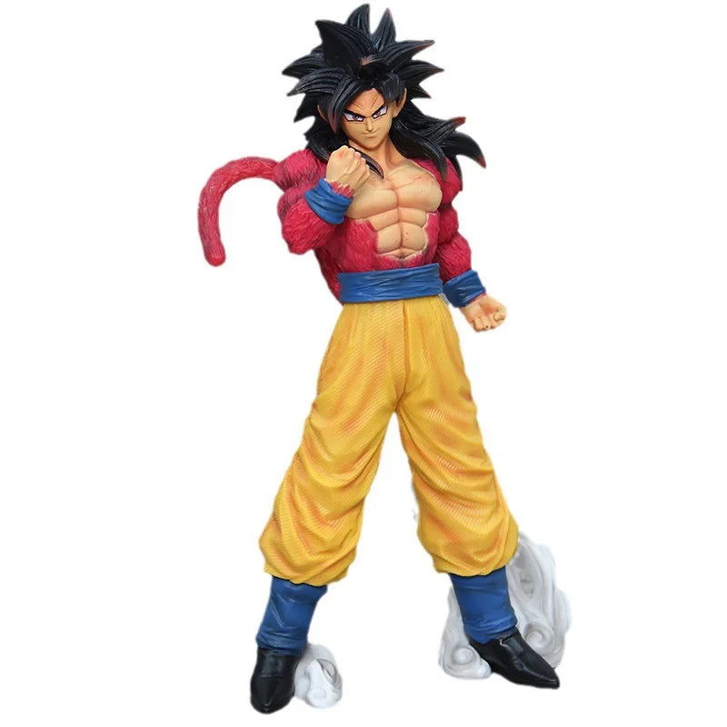 Super Saiyan 4 Son Goku Anime Figure, SSJ4 Dragon Ball GT Figurines PVC Statue 30 CM