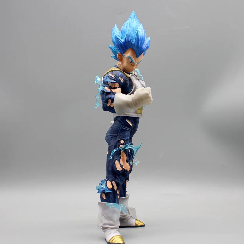 Super Saiyan Blue Vegeta Anime Figure, Dragon Ball Super Action Figurines PVC Statue 26.5 CM