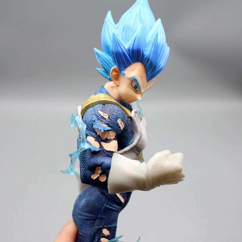 Super Saiyan Blue Vegeta Anime Figure, Dragon Ball Super Action Figurines PVC Statue 26.5 CM