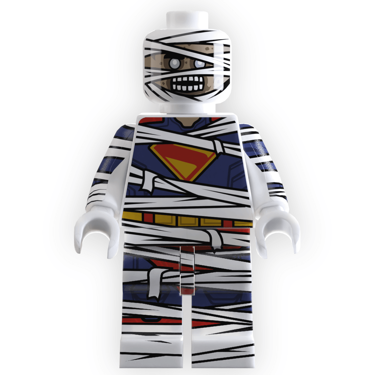 SUPERMUMMY Minifig made using LEGO parts - 