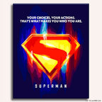 Superman Logo  - Paint By Numbers Kit