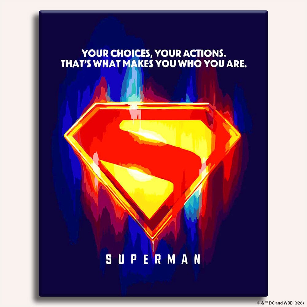 Superman Logo  - Paint By Numbers Kit