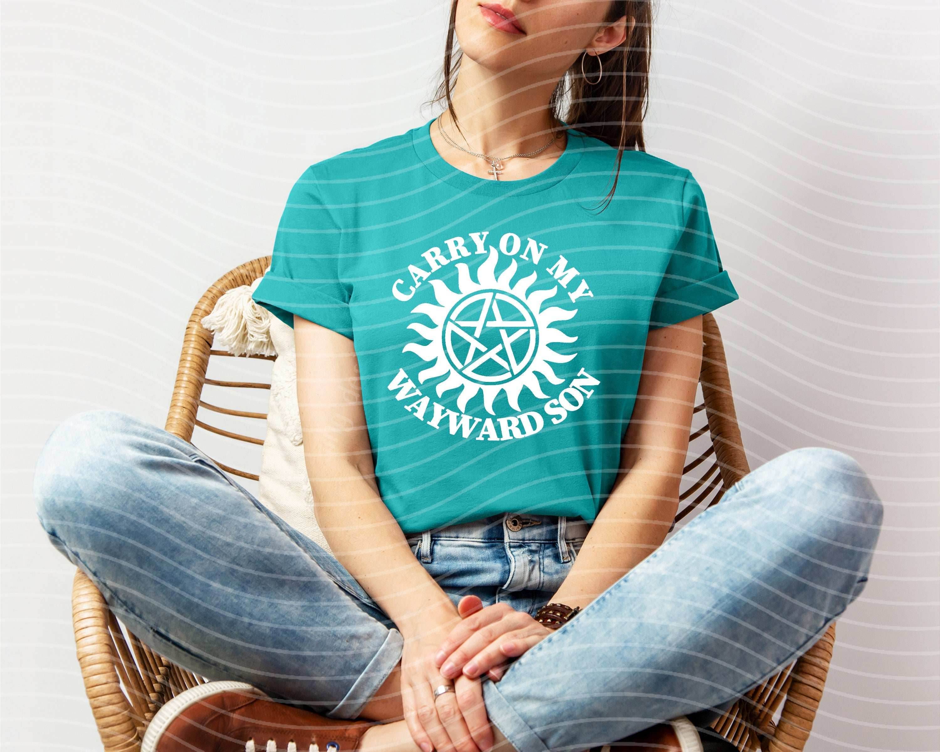 Carry on My Wayward Son Graphic Tee - S