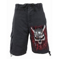 NEVER TOO LOUD - Vintage Cargo Shorts Black