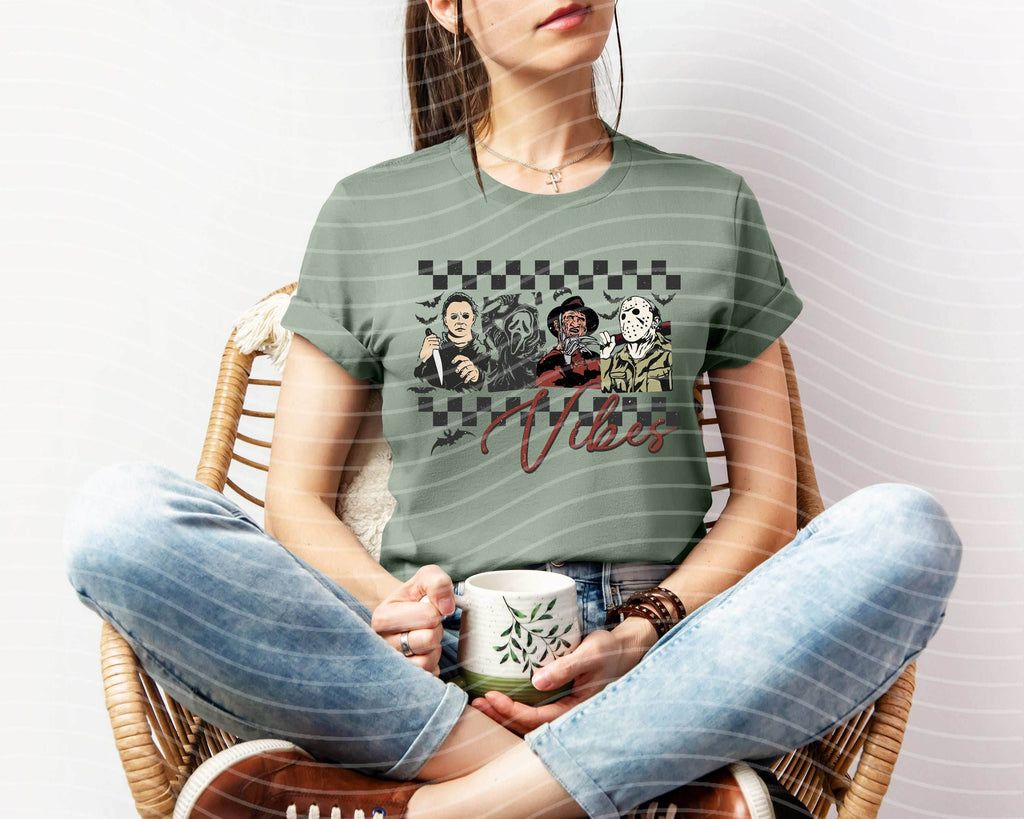 Horror Vibes Graphic Tee - S
