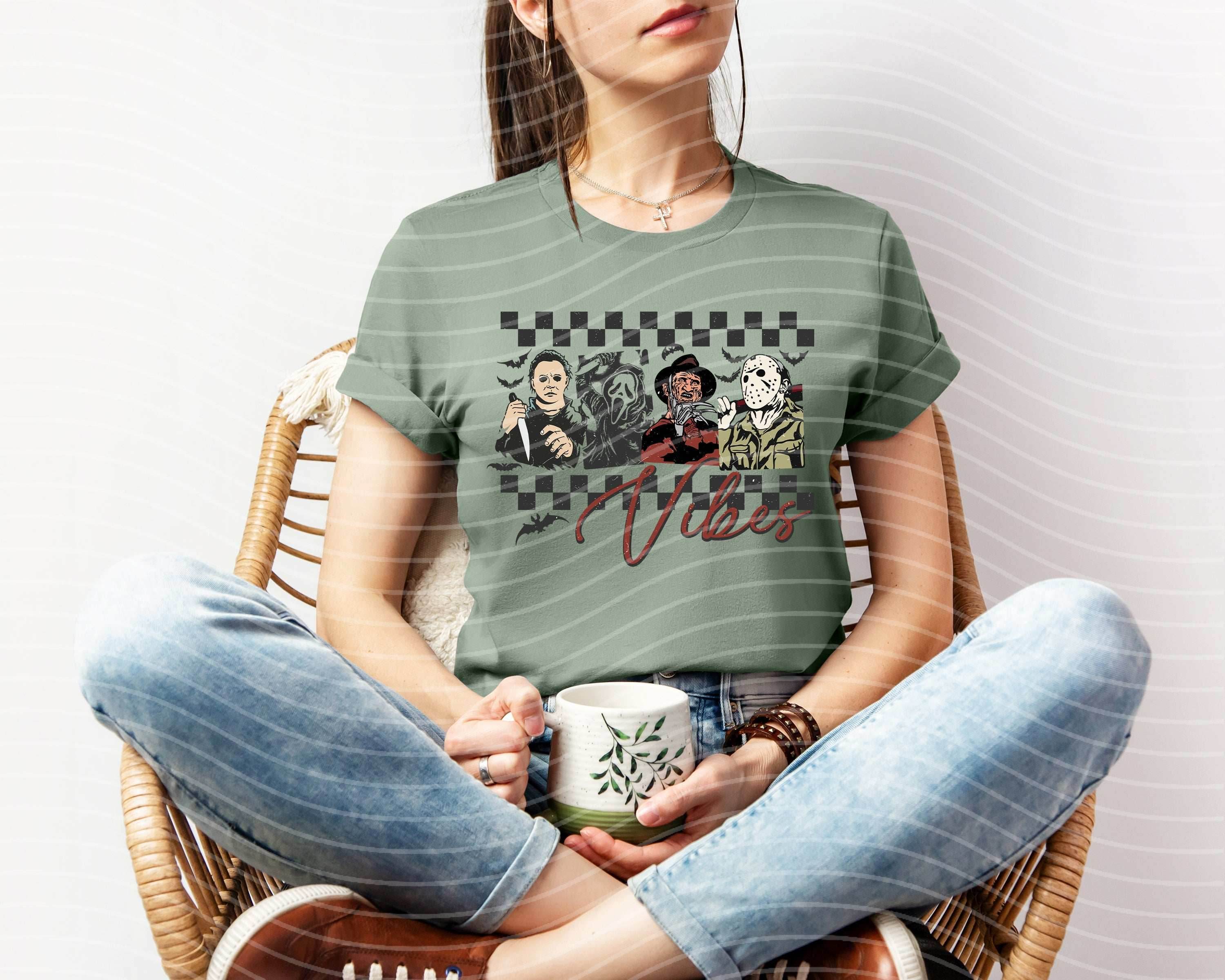 Horror Vibes Graphic Tee - S