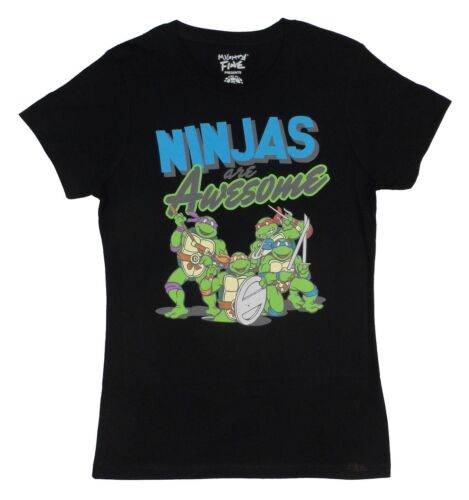 Teenage Mutant Ninja Turtles Ninjas Are Awesome TMNT Junior T-Shirt - S