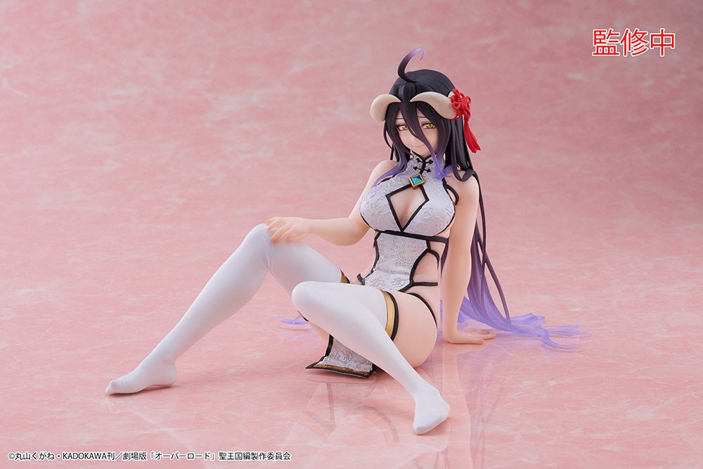 Overlord Desktop Cute Figure   Albedo Chinese Dress Ver