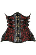 Top Drawer CURVY Steampunk Steel Double Boned Under Bust Corset - Small