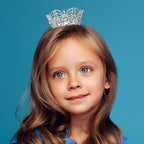Rhinestone Crystal Paved Butterfly Crown Mini Tiara