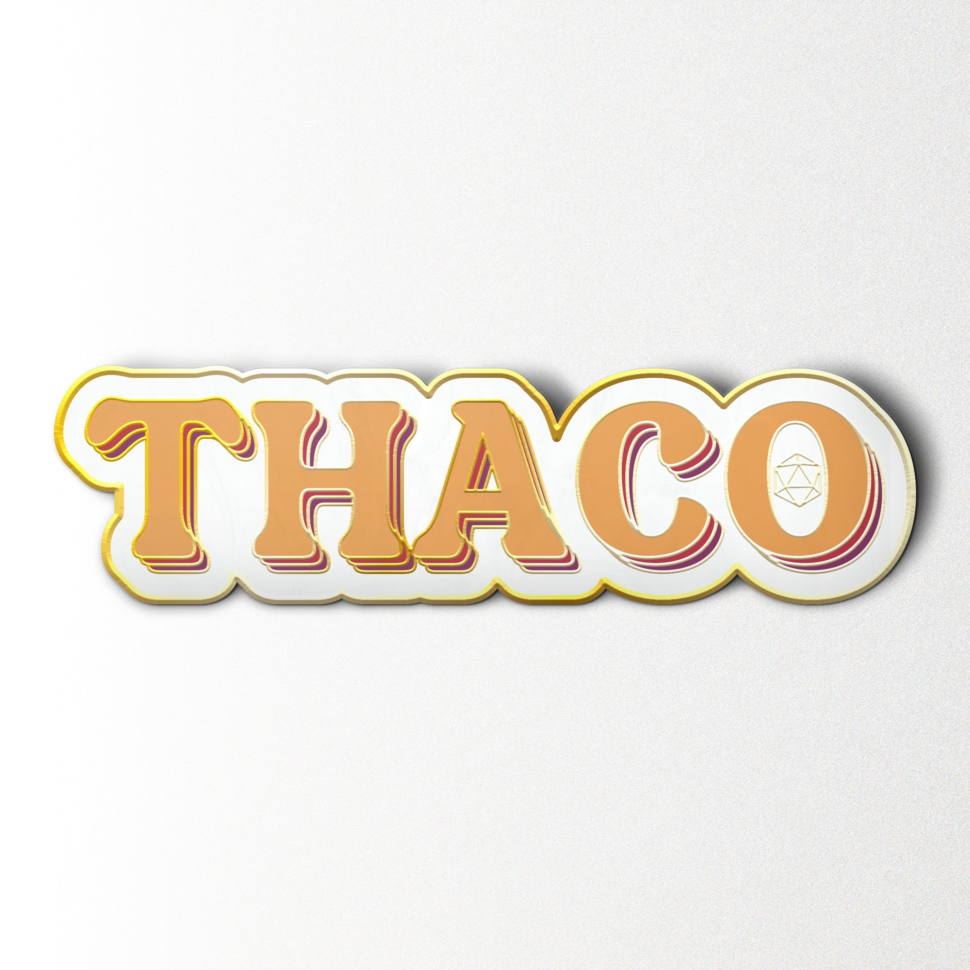 THAC0 - Enamel Pin